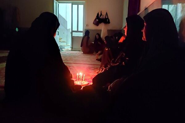 شام غریبان حسینی در مسجد جامع شهر بار