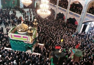 عزاداری و دسته گردانی سنتی مردم شاهدیه استان یزد