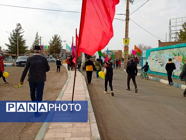 جشن ولادت حضرت مهدی (عج) در روستای فدافن