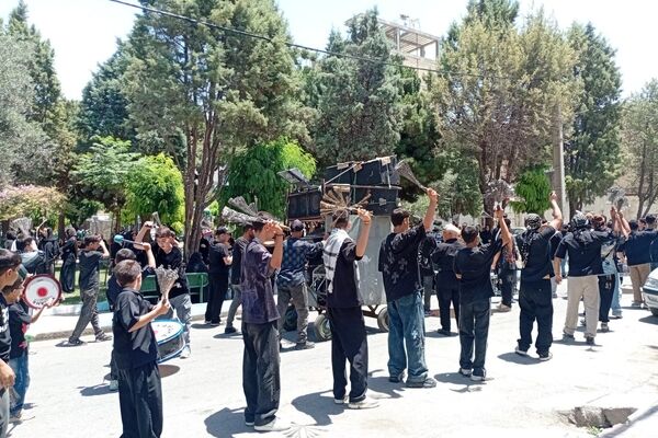 مراسم عزاداری ظهر عاشورا در شهر صباشهر