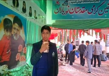 اعتکاف دانش‌آموزی در مسجد امیرالمومنین(ع) مهریز