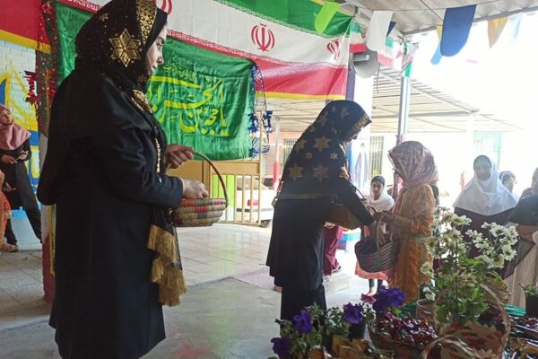 برگزاری آیین کهن «حق لیلی» در مدرسه شهید ابراهیم تنیده هرمزگان