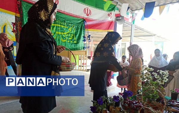 برگزاری آیین کهن «حق لیلی» در مدرسه شهید ابراهیم تنیده هرمزگان