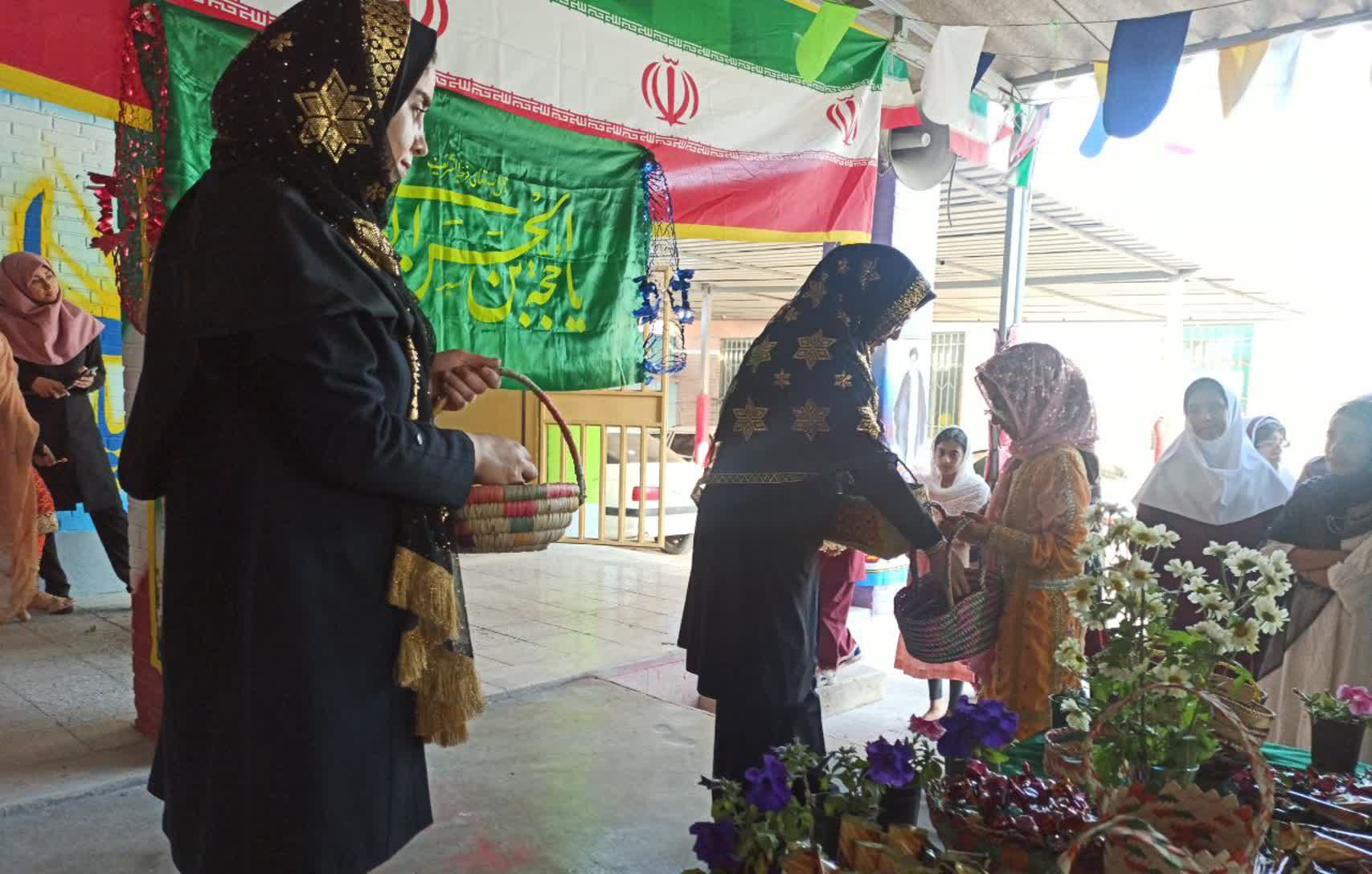 برگزاری آیین کهن «حق لیلی» در مدرسه شهید ابراهیم تنیده هرمزگان