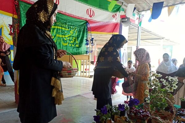برگزاری آیین کهن «حق لیلی» در مدرسه شهید ابراهیم تنیده هرمزگان