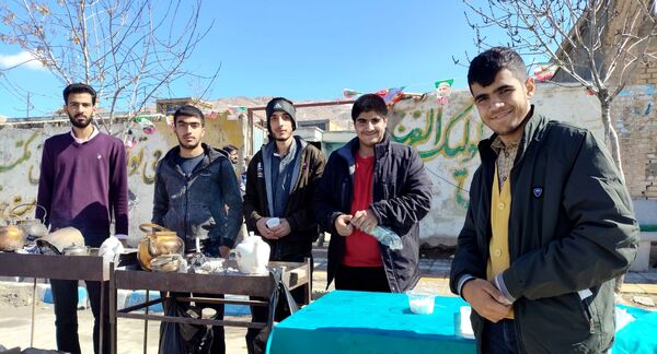 برپایی موکب به‌مناسبت عید نیمه شعبان