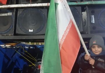 مردم باباحیدر  با راهپیمایی‌های هرشب مشت محکمی بر دهان دشمنان متجاوز زدند