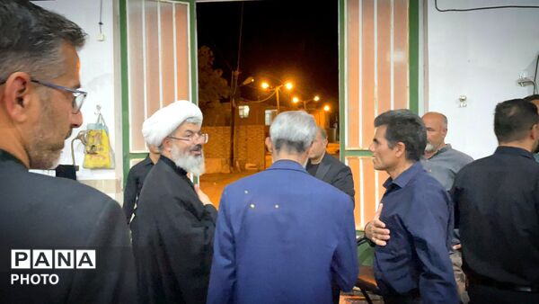 بازدید امام جمعه کاشمر از هیأت حسینی روستای جردوی