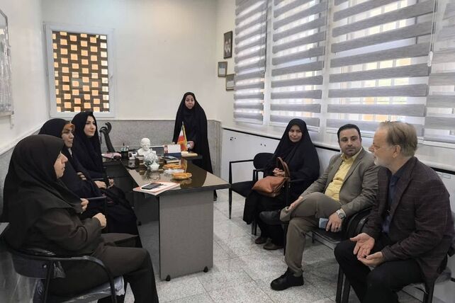 بازدید رئیس سازمان ملی تعلیم و تربیت کودک شهرستان های استان تهران از مرکز کودکستان دکتر حسابی شهرری