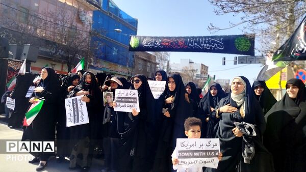 هم‌نوایی مردم نورآباد در سوگ ششمین اختر تابناک امامت