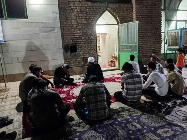 مراسم سوگواری در ایام ماه صفر در روستای نقاب