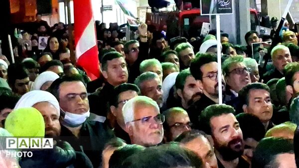 مراسم وداع با شهید پاسدار محمد صادق نظافتی در کاشمر