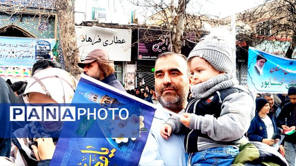 راهپیمایی یوم الله۲۲بهمن در شهرستان نیشابور 