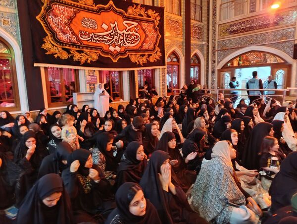 مراسم عزاداری امام حسین (ع) در شب تاسوعای حسینی 