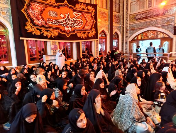 مراسم عزاداری امام حسین (ع) در شب تاسوعای حسینی 