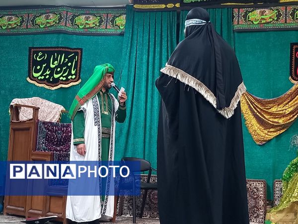 تعزیه‌خوانی تاسوعا در حسینیه موسی بن جعفر (ع)