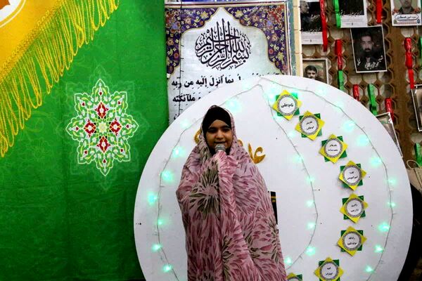 مراسم اعتکاف در مسجد الزهرا(س) قیامدشت