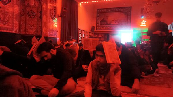 مراسم عزاداری شب نوزدهم رمضان در مسجد الرضا  نیشابور 
