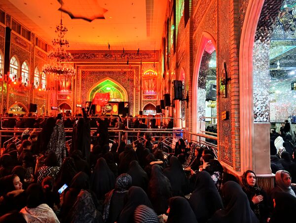 مراسم عزاداری امام حسین (ع) در شب تاسوعای حسینی 
