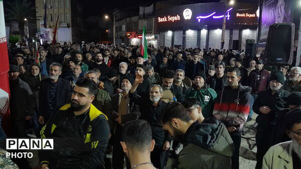 اجتماع مردمی حامیان انقلاب اسلامی در گلوگاه