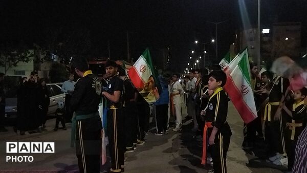 بیعت ورزشکاران  نیشابوری با رهبر انقلاب-۱