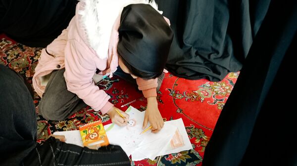 برپایی غرفه کودک در نماز جمعه کاشمر