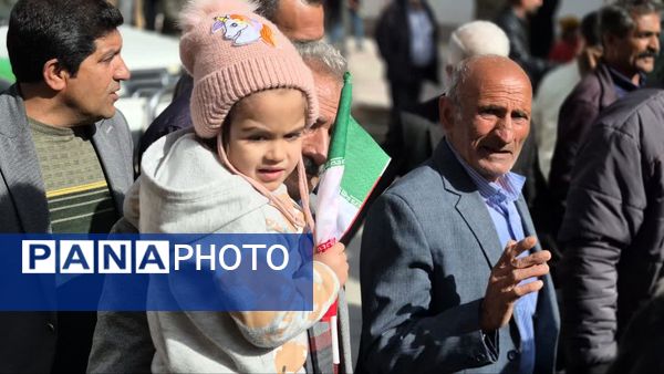 حضور پرشور مردم سپیدان در راهپیمایی ۲۲ بهمن