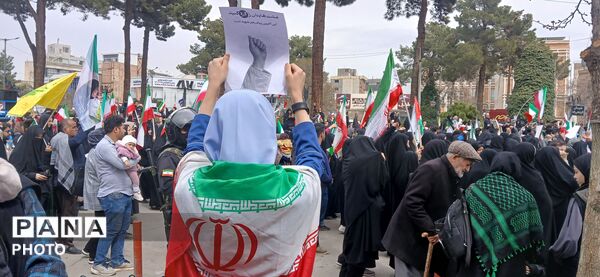 حضور پر شور مردم ولایت مدار نیشابور در راهپیمایی روز قدس 