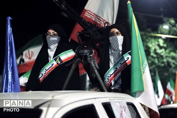 رزمایش دختران جان فدای ایران در گناباد