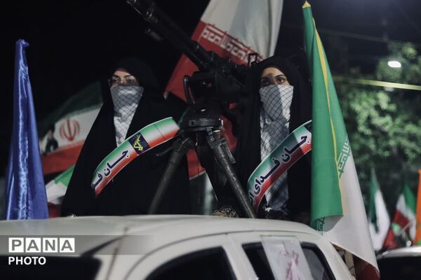 رزمایش دختران جان فدای ایران در گناباد