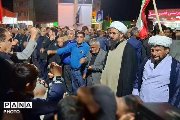 دسته عزاداری به مناسبت شهادت امام علی علیه السلام در باشت