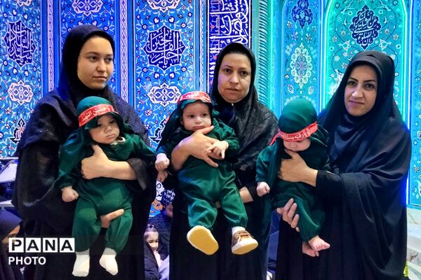 گهواره‌های سبز در سوگ کربلا؛ همایش شیرخوارگان حسینی در بجنورد/1
