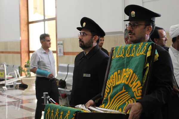 استقبال از خادمین رضوی در یزد