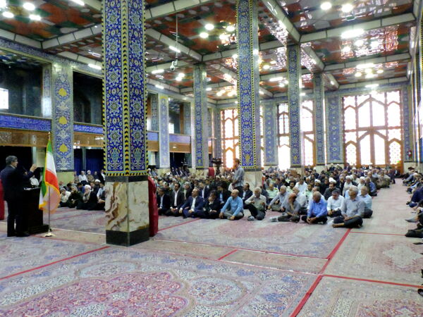 گرامیداشت شهدای هفته دولت در مسجد حظیره یزد