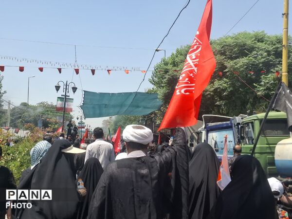 راهپیمایی جاماندگان اربعین در تهران 