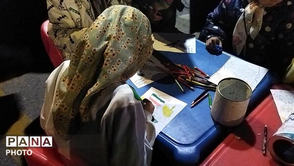 موکبی به رنگ مقاومت و دشمن ستبزی ویژه کودکان نیشابوری