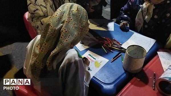موکبی به رنگ مقاومت و دشمن ستبزی ویژه کودکان نیشابوری