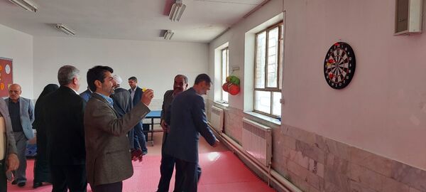 اتاق تربیت بدنی و نمازخانه مدرسه حضرت سکینه افتتاح شد