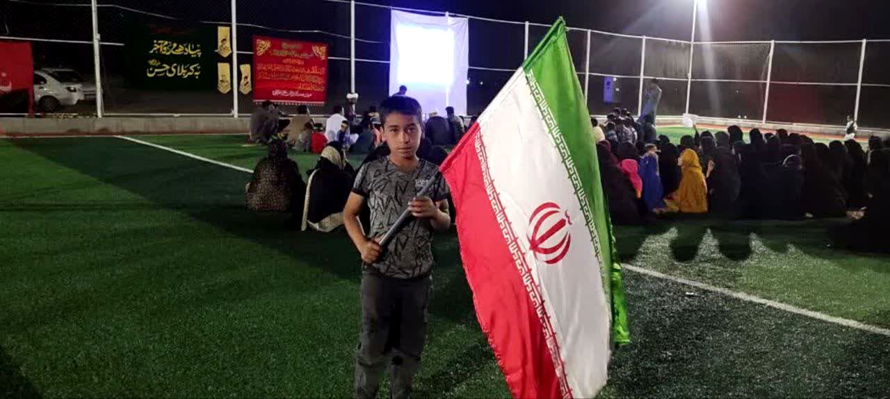 مراسم سوگواری رهبر شهید امام قائد در روستای زیارت پیرکرکان قلعه‌گنج 