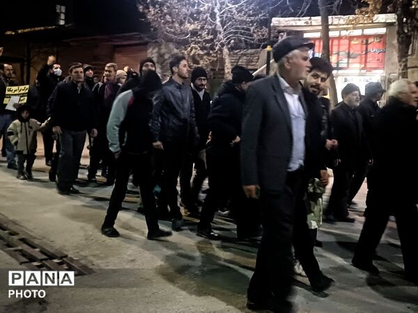 وفاداران جورقان در میدان؛ راهپیمایی باشکوه مردم در سوگ رهبر مجاهد