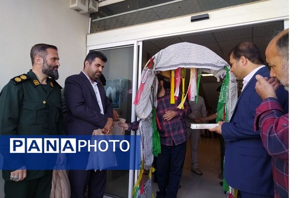 اعزام کاروان راهیان نور شمال غرب دانش‌آموزی و بسیجیان شهرستان قرچک