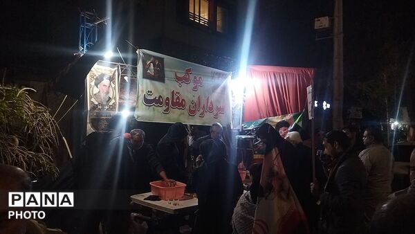 موکب سرداران مقاومت در بلوار فضل نیشابور 