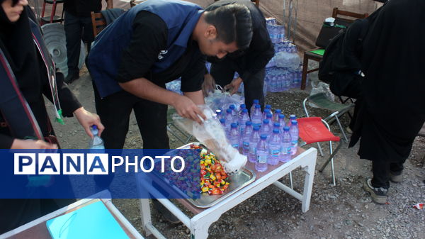برپایی  موکب سازمان دانش‌آموزی در کرمان