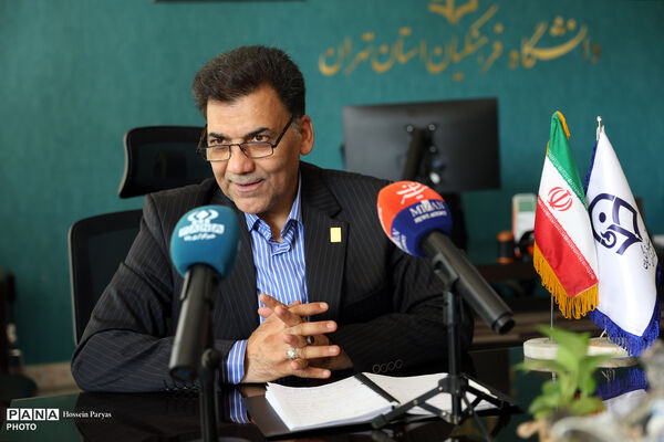 نشست خبری رئیس دانشگاه فرهنگیان استان تهران