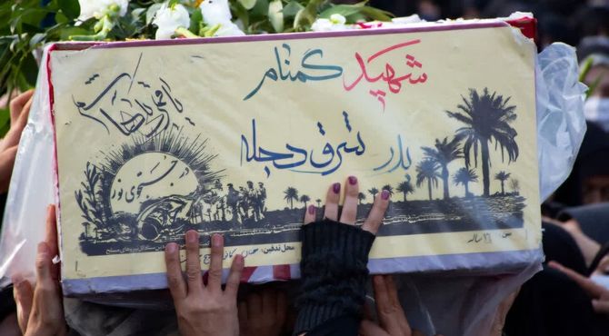 استقبال از پیکر مطهر شهید گمنام در مصلای شهرستان کردکوی