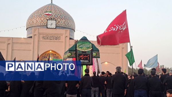 عزاداری هیئت‌های مذهبی در بارگاه منور امام زاده محمد عابد کاخک
