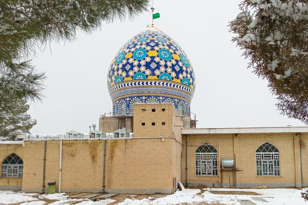 یک روز برفی در روستای بنادکوک‌ دیزه