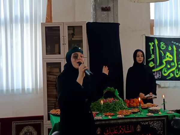 برگزاری برنامه‌ ویژه، به مناسبت ایام فاطمیه در امامزاده نیار اردبیل
