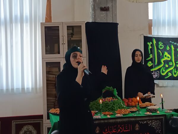 برگزاری برنامه‌ ویژه، به مناسبت ایام فاطمیه در امامزاده نیار اردبیل