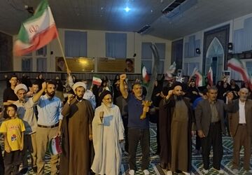 راهپیمایی و اجتماع پرشور مردم پاتاوه در «۸۹ شب حماسه»